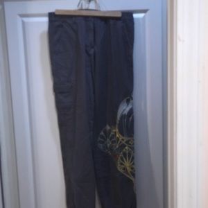 Paul and joe cargo pants with embroidery